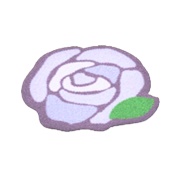 White Rose Rug