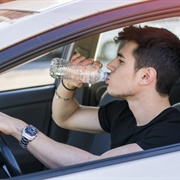 Drinking Water While Driving Is Illegal