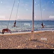 Maypole Dancers, Malecon, Puerto Vallarta