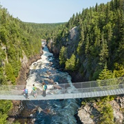 White River Suspension Bridge, ON, Canada
