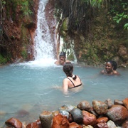 Swam in a Hot Spring
