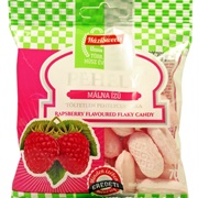 Pehely Málna Ízű (Hungarian Raspberry Flavoured Flaky Candy)