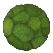 Round Glowing-Moss Rug