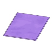 Simple Medium Purple Mat