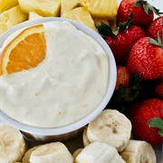 Orange Creamsicle Fruit Dip