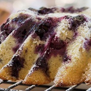 Huckleberry Pound Cake