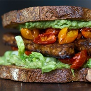 TLT (Tempeh Lettuce Tomato)