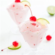 Cherry Limeade Ice Cream