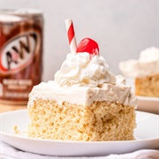 Root Beer Float Cake