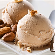 Roasted Almond Ice Cream