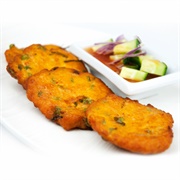 Deep Fried Sticky Sweet Potato Cakes