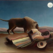 Śpiąca Cyganka - Henri Rousseau (Nowy Jork, Museum of Modern Art)