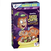 Chocolate Lucky Charms With Haunted Marshmallows