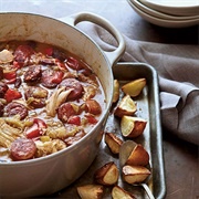 Chicken Andouille Gumbo Roasted Potatoes