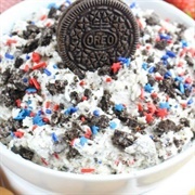 Patriotic Cookies Cream Dip