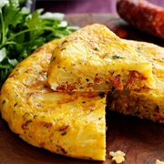 Spanish Omlette With Chorizo