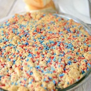Patriotic Apple Crumble
