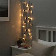 String Lights on Wall