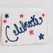 Prantls Bakery July Fourth Celebrate Decorated Cookie