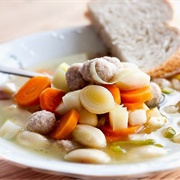 Oksekødsuppe