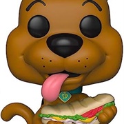 Scooby Doo Funko With Sandwich