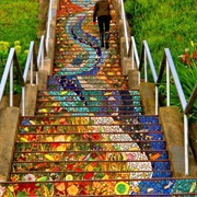 Secret Tiled Staircase