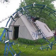 Blue Flash Backyard Roller Coaster