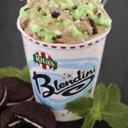 Rita's Italian Ice Oreo Mint Chip Blendini