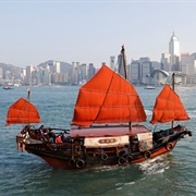 Junk Boat in Hong Kong