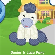 Denim Lace Pony