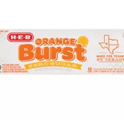 H-E-B Orange Burst Zero Sugar