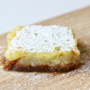 Lemon Bars With Pumpkin Spice Crust