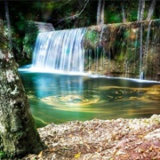 Bosco Magnano Waterfall, Cropani, Italy