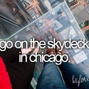Go on the Skydeck in Chicago