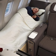 First Class on Airplane