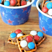 Red White and Blue Rolo Candy Treats