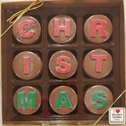 Kimmie's Kandies Christmas Message Oreo Cookie