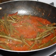 Green Beans Tomato Sauce