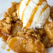 Caramel Apple Pear Crisp