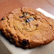 Warm Fresh-Baked Chocolate-Chunk Cookie
