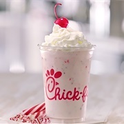 Chick Fil Peppermint Chip Milkshake