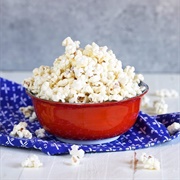 A Bowl of Smart Food White Cheddar Popcorn