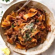 Pappardelle With Beef Ragu