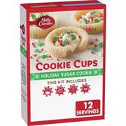 Betty Crocker Holiday Sugar Cookie Cookie Cups