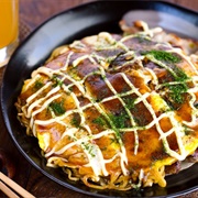 Pork and Egg Okonomiyaki