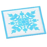 Blue Hawaiian Quilt Rug