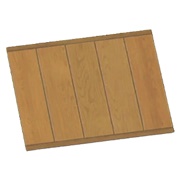 Natural-Wood Square Tile