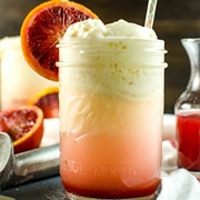 Blood Orange Creamsicle Soda Float