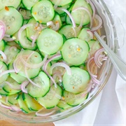 Sweet Vinegar Pickles With Red Onions