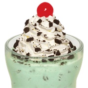 Steak 'N Shake Oreo Mint Cookie Milkshake